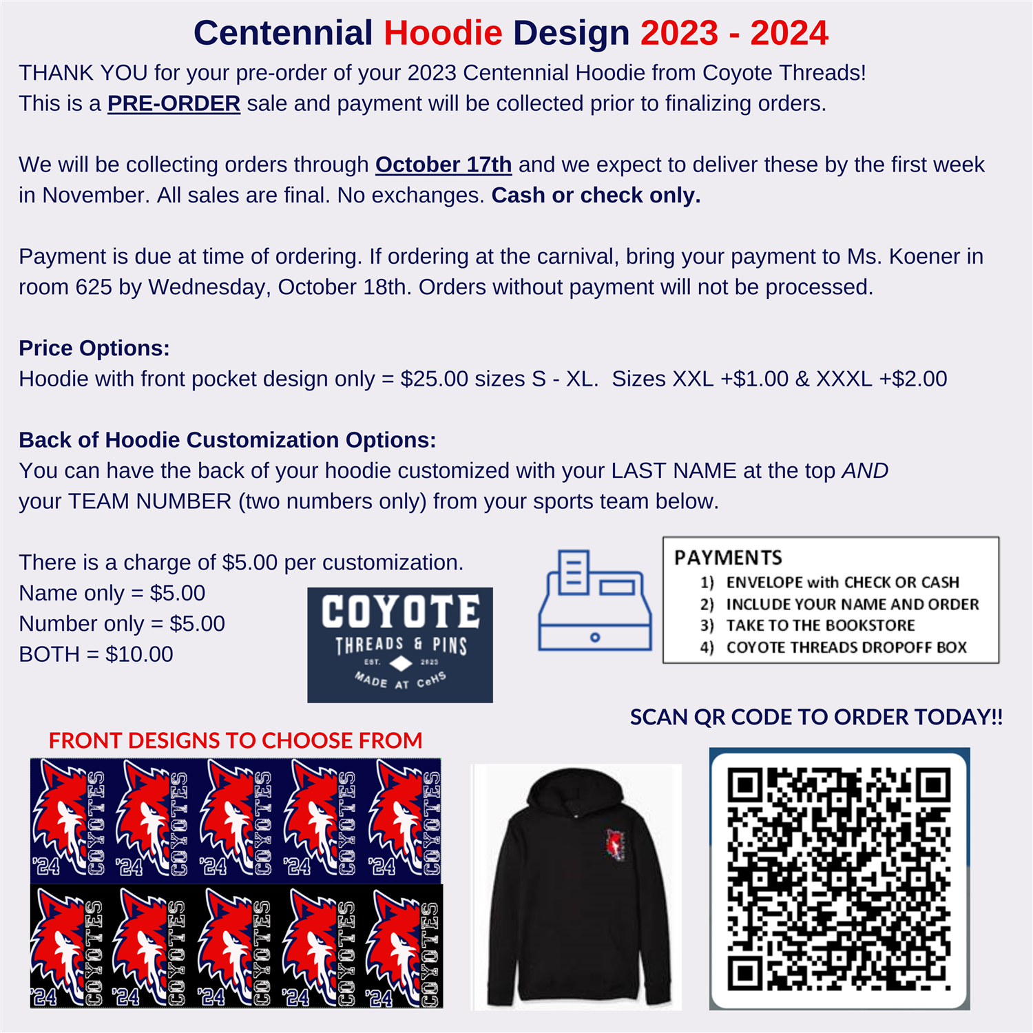 Coyote Thread Order